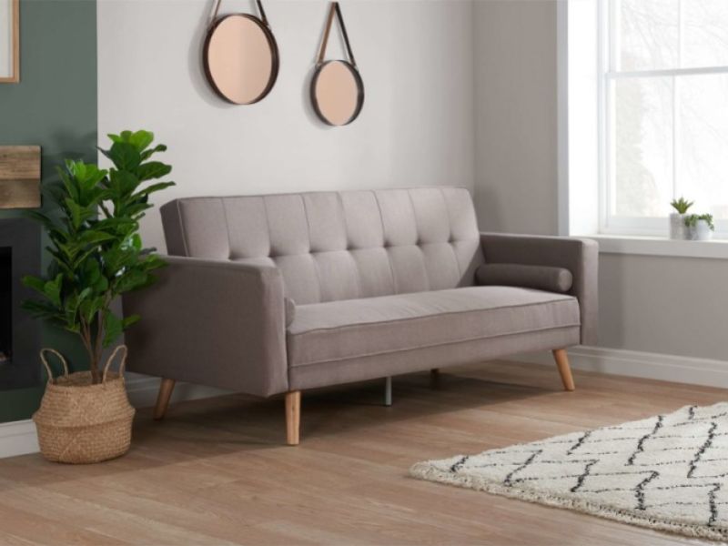 Birlea Ethan Large Grey Fabric Sofa Bed