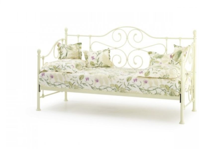 Serene Florence 3ft Ivory Metal Day Bed
