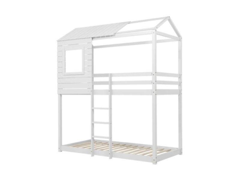 Birlea Adventure 3ft Single White Wooden Bunk Bed