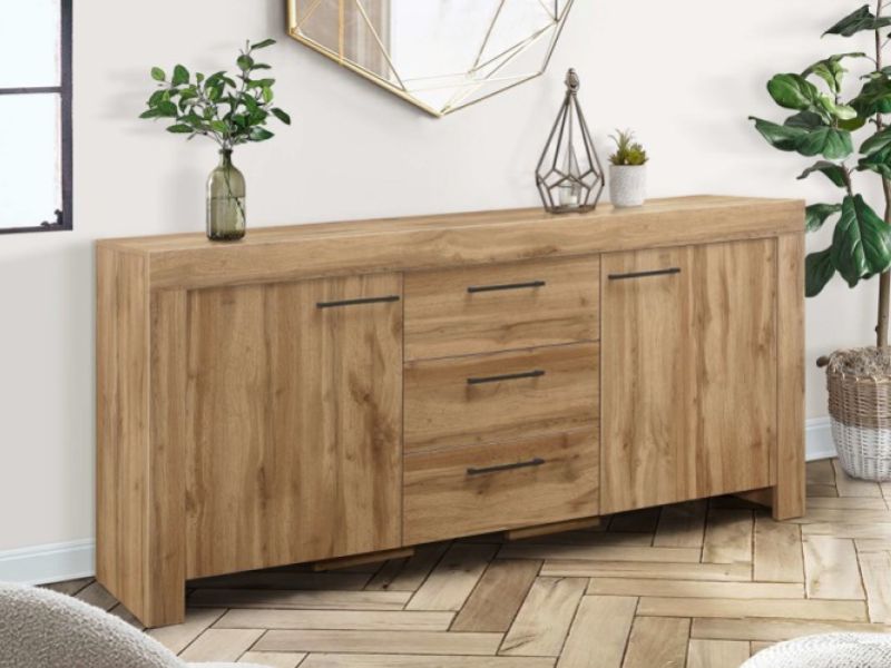 Birlea Compton Oak Finish Sideboard