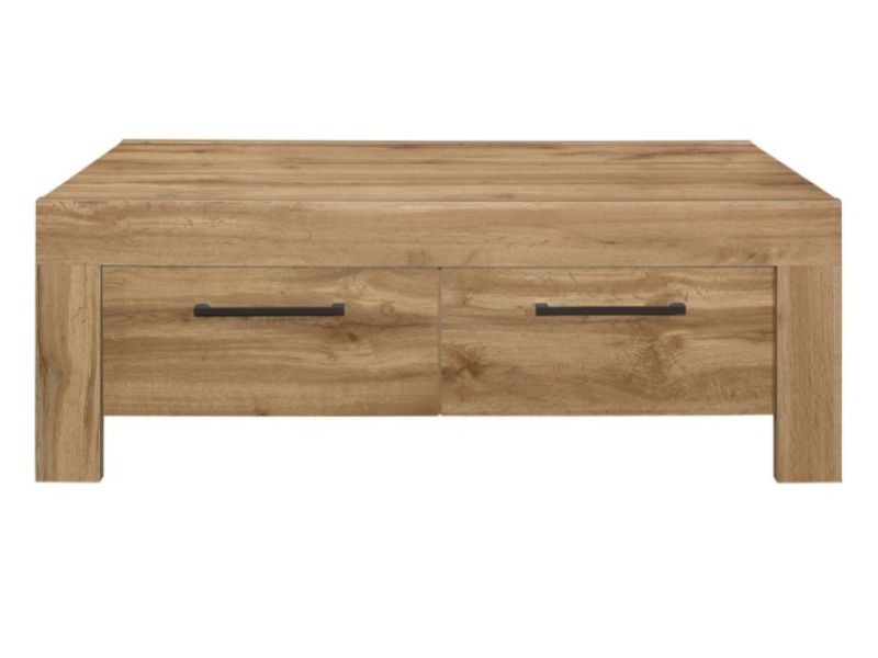 Birlea Compton Oak Finish 4 Drawer Coffee Table