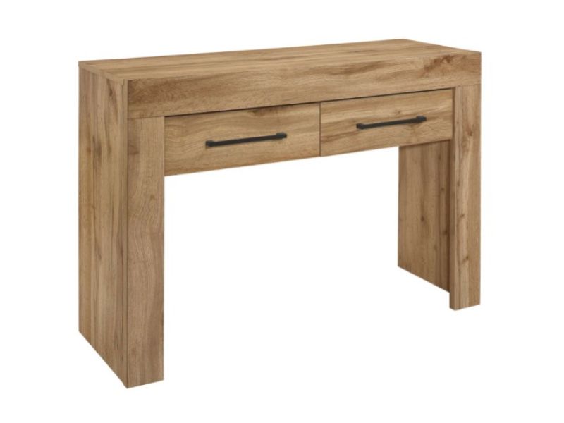 Birlea Compton Oak Finish 2 Drawer Console Table