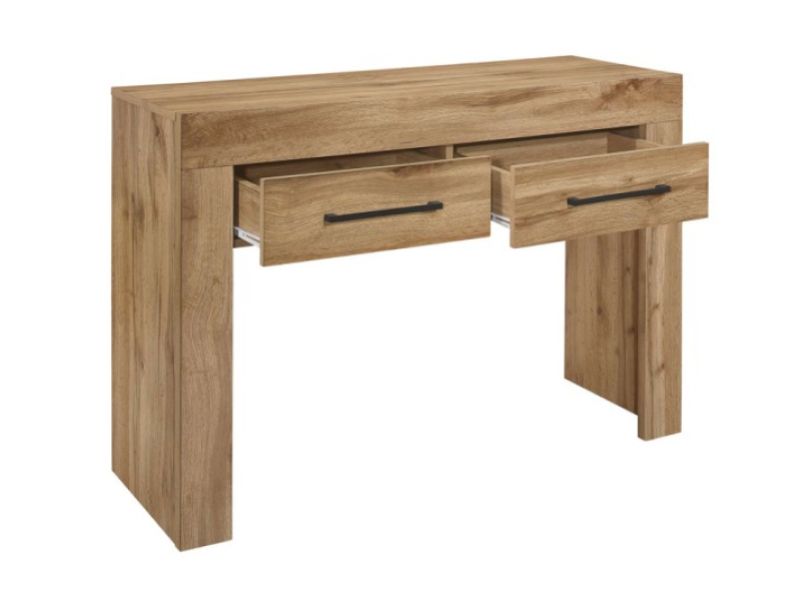 Birlea Compton Oak Finish 2 Drawer Console Table