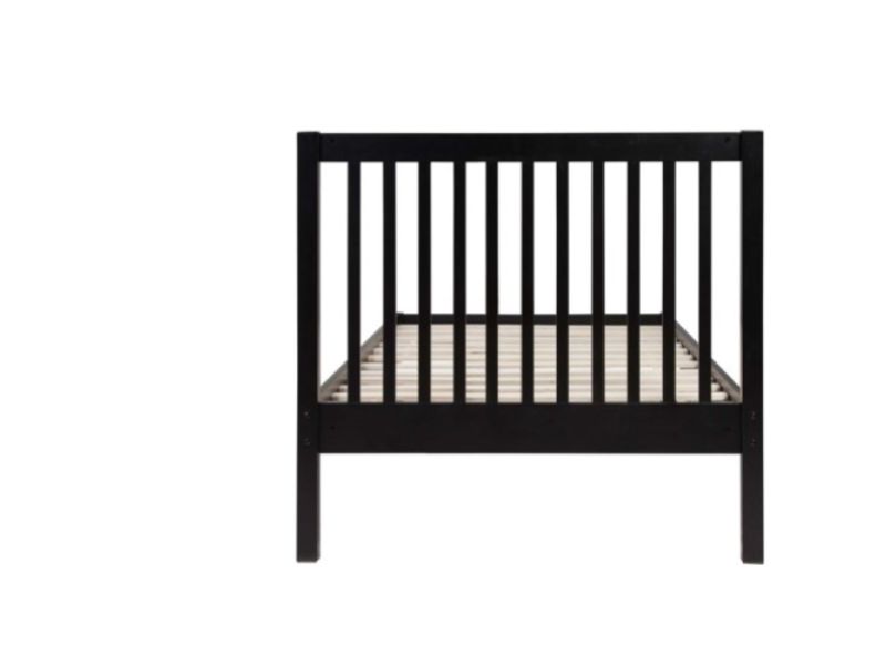 Birlea Nova 3ft Single Black Wooden Bed Frame