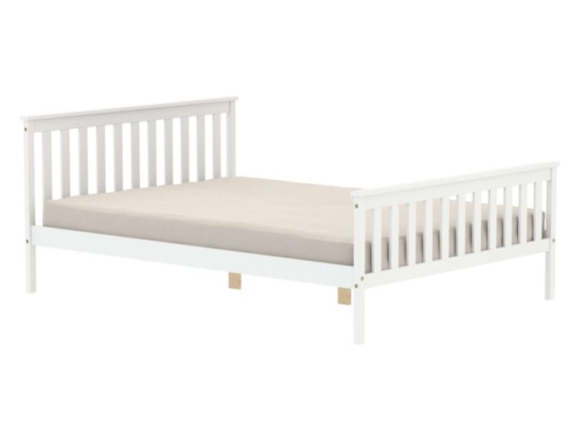 Birlea Oxford 4ft Small Double White Wooden Bed Frame