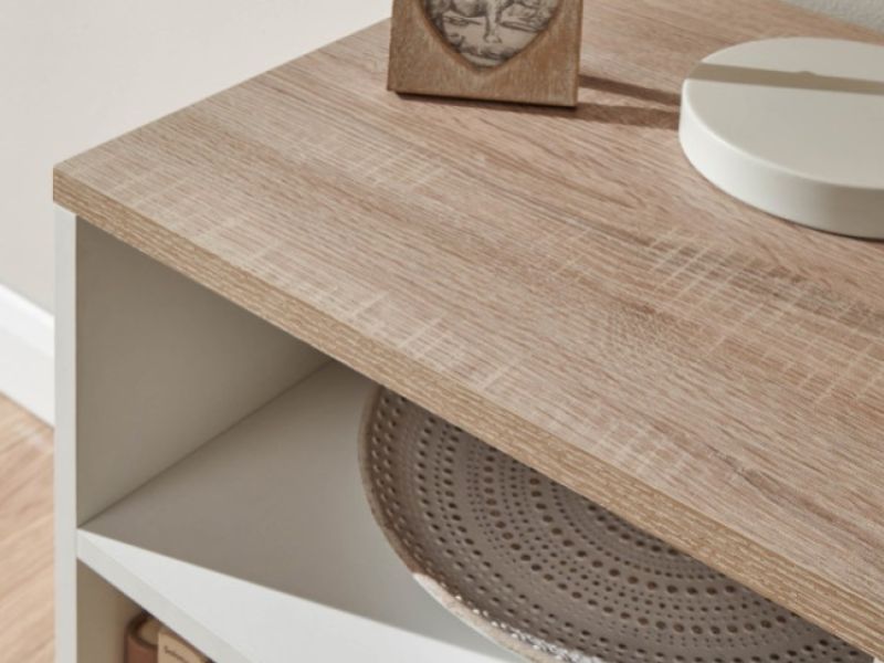 GFW Alma LampTable in White And Oak