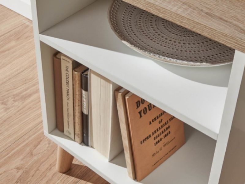 GFW Alma LampTable in White And Oak