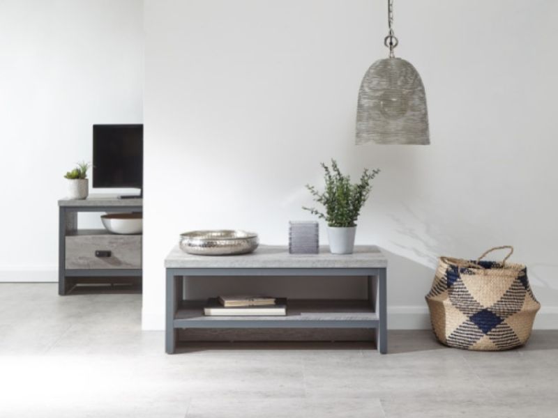 GFW Boston Simple Coffee Table in Grey