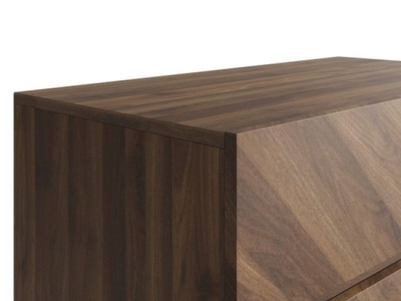 GFW Catania 4 Drawer Chest In Royal Walnut