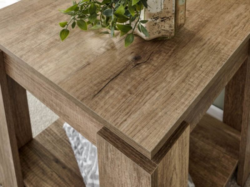 GFW Canyon Oak Effect Lamp Table