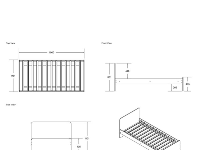 Flair Furnishings Wizard L Shape Bunk Bed In White