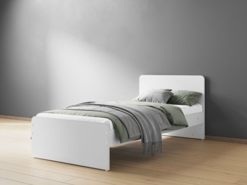 Flair Furnishings Wizard 3ft Single White Bed Frame