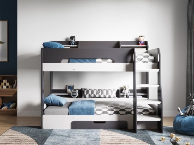 Flair Furnishings Flick Grey Bunk Bed