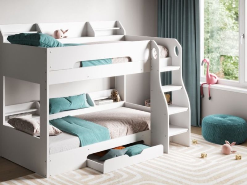 Flair Furnishings Flick White Bunk Bed