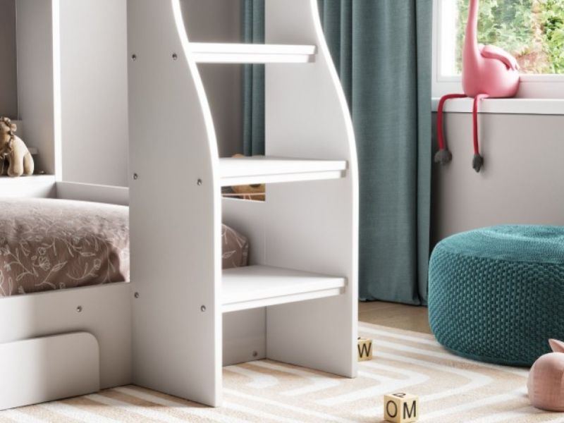 Flair Furnishings Flick White Bunk Bed