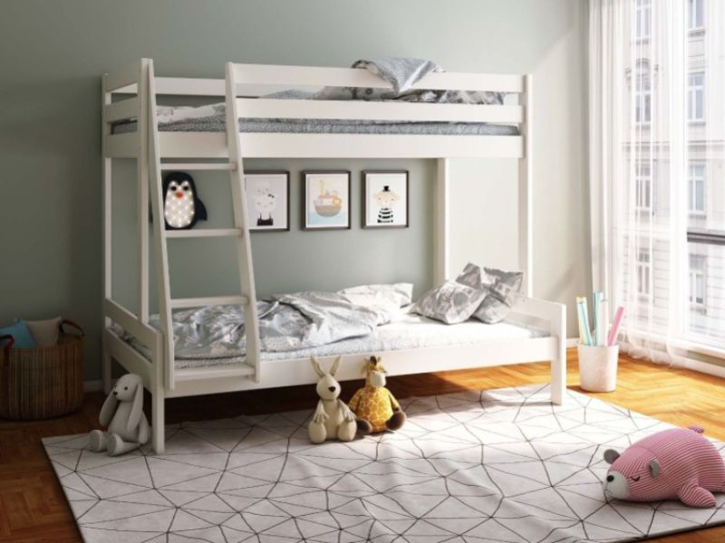 Noomi Nora White Triple Sleeper Bunk Bed