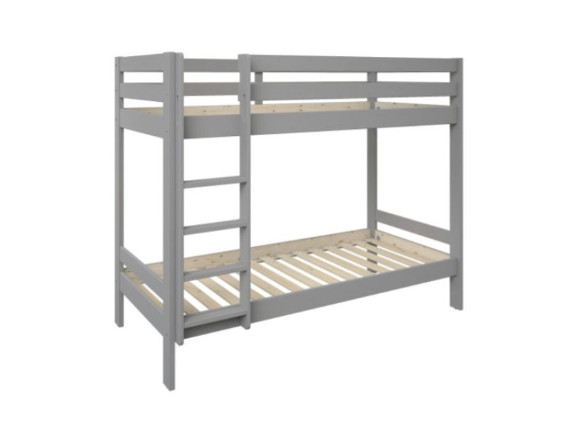 Noomi Nora Grey Wooden Bunk Bed