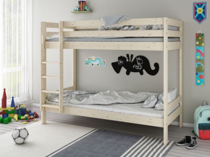 Noomi Nora Wooden Bunk Bed In Natural Pine