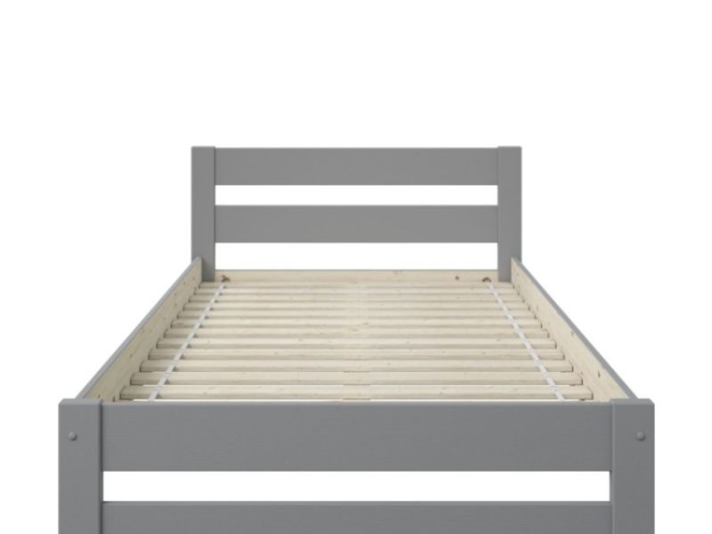 Noomi Tera 4ft Small Double Grey Wooden Bed Frame