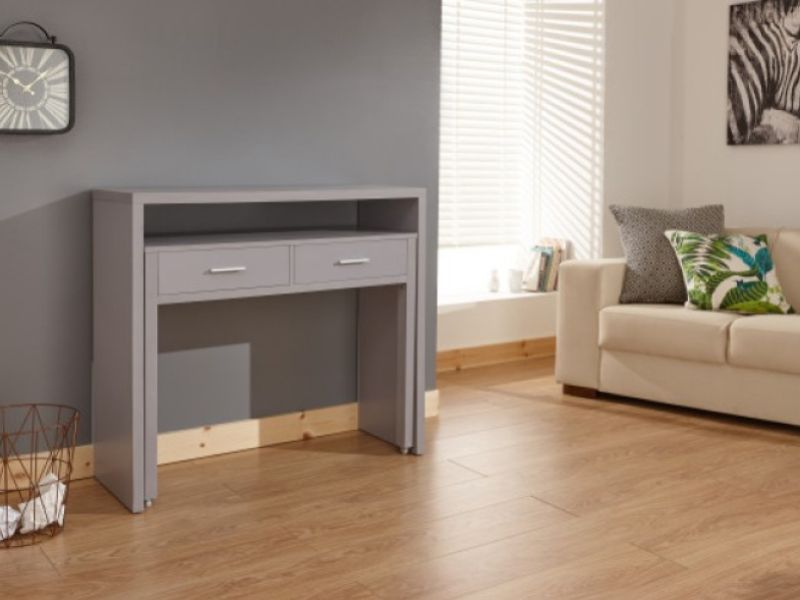 GFW Regis Extending Console Table In Grey