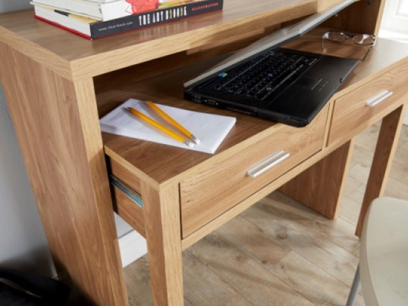 GFW Regis Extending Console Table In Oak