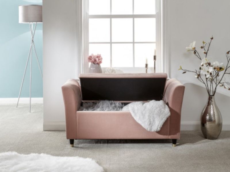 GFW Genoa Ottoman Storage Window Seat In Blush Pink