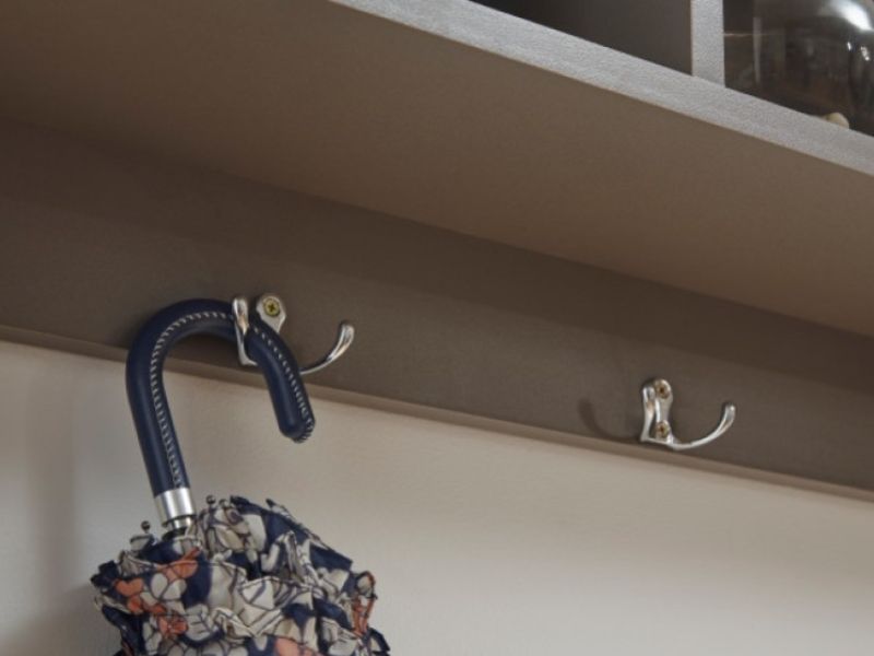 GFW Kempton Wall Rack In Grey