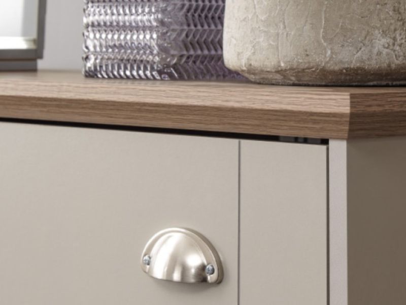 GFW Kendal Deluxe Shoe Cabinet In Grey