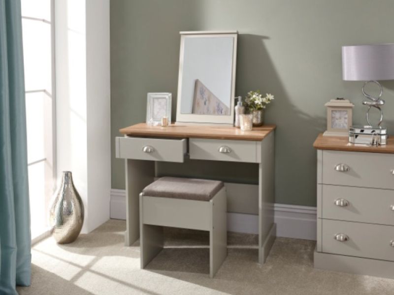 GFW Kendal Dressing Table Set In Grey