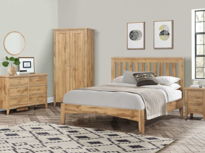 Birlea Hampstead Oak Finish 4ft Small Double Bed Frame