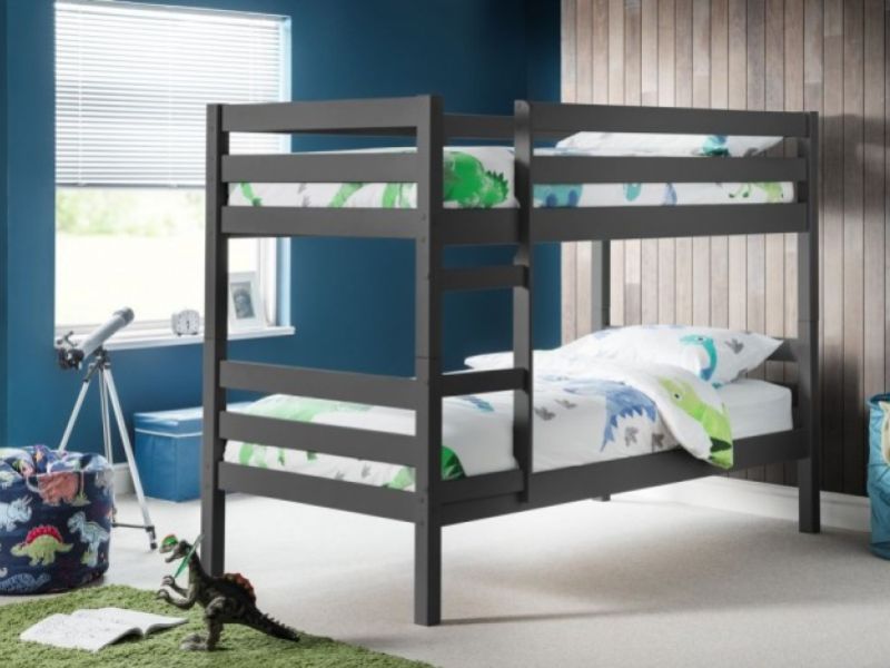 Julian Bowen Camden Wooden Bunk Bed In Anthracite