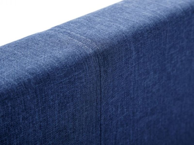 Julian Bowen Rialto 5ft Kingsize Blue Fabric Bed Frame