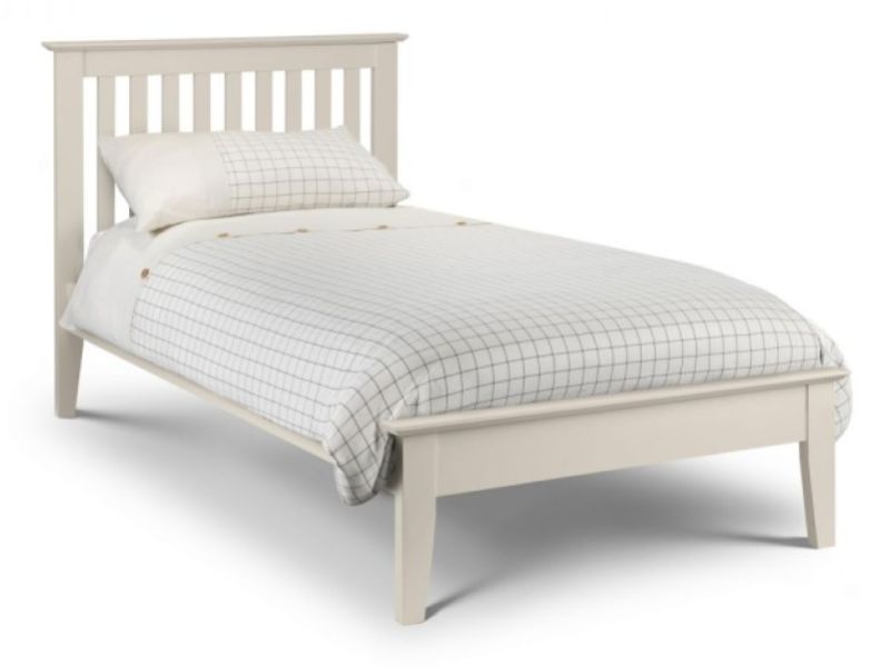 Julian Bowen Salerno 3ft Single Bed Frame In Ivory