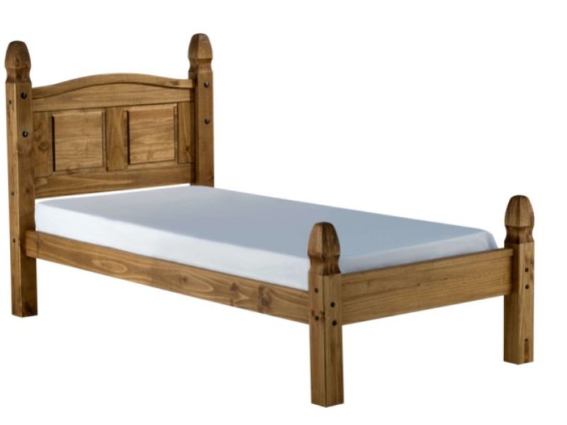 Birlea Corona 3ft Single Pine Bed Frame with Low Footend