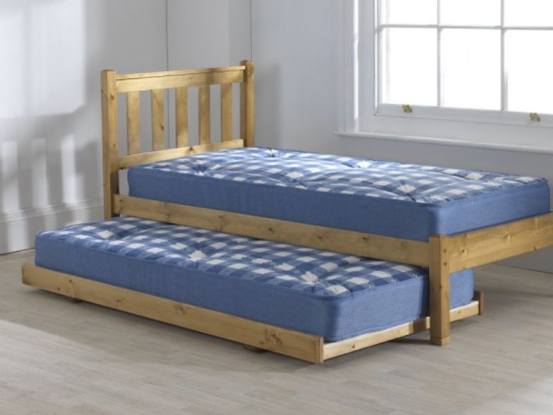 Friendship Mill Shaker 2ft6 Small Single Pine Wooden Guest Bed Frame