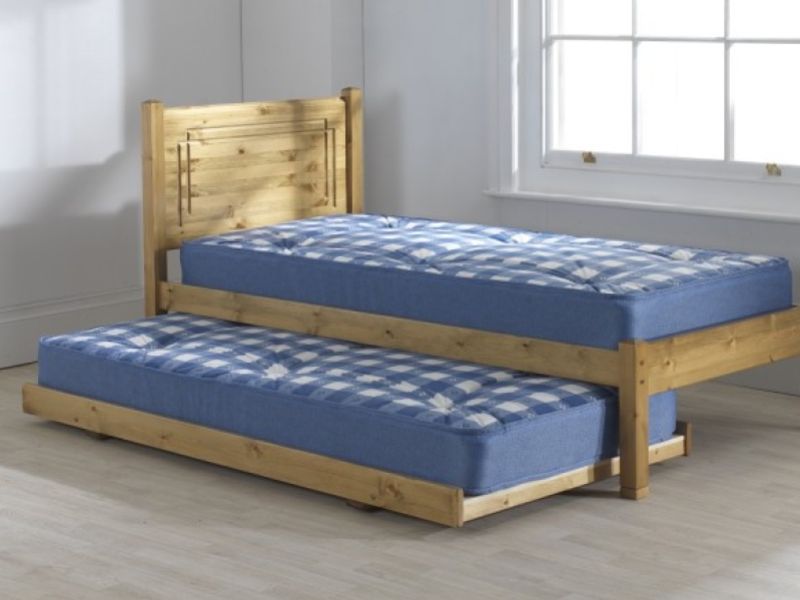 Friendship Mill Vegas 3ft Single Pine Wooden Guest Bed Frame