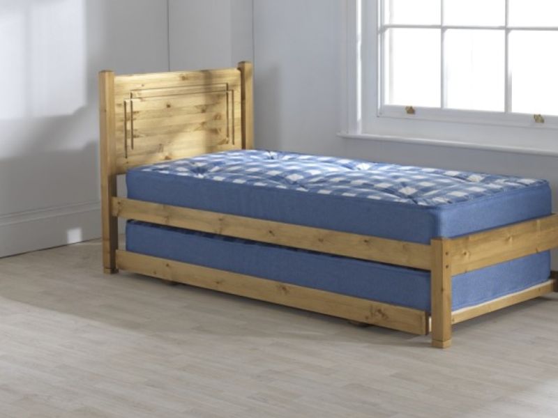 Friendship Mill Vegas 3ft Single Pine Wooden Guest Bed Frame