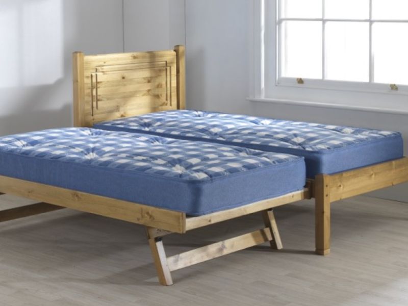 Friendship Mill Vegas 3ft Single Pine Wooden Guest Bed Frame