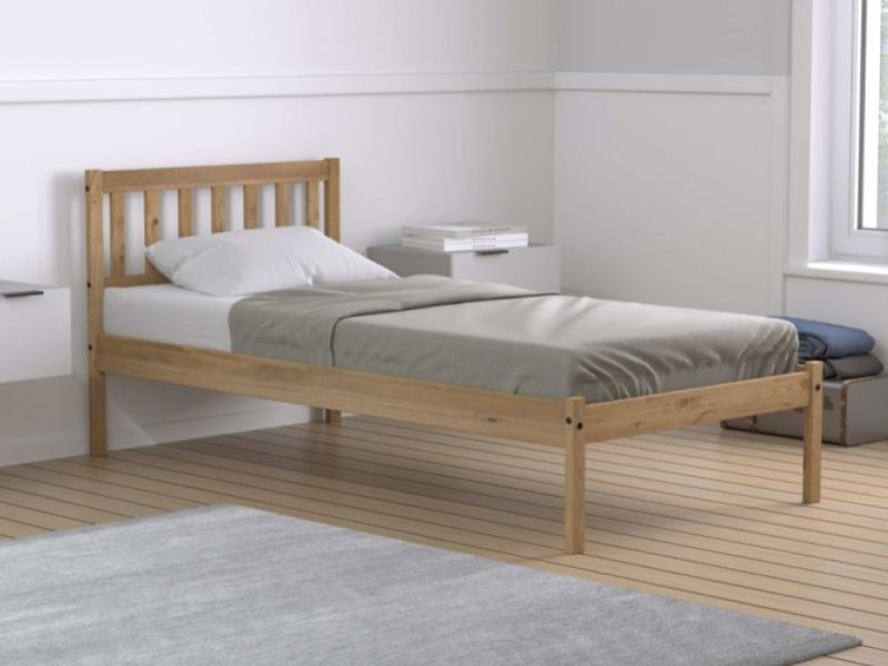 Birlea Lisbon 3ft Single Pine Wooden Bed Frame