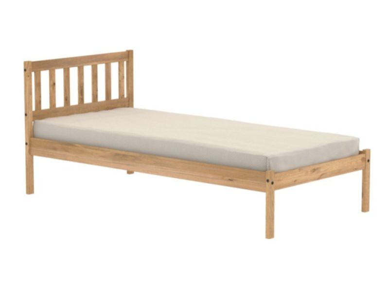 Birlea Lisbon 3ft Single Pine Wooden Bed Frame