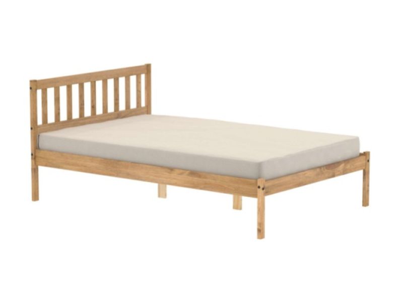 Birlea Lisbon 4ft Small Double Pine Wooden Bed Frame