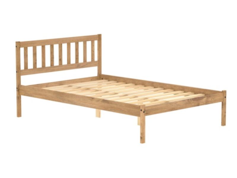 Birlea Lisbon 4ft Small Double Pine Wooden Bed Frame