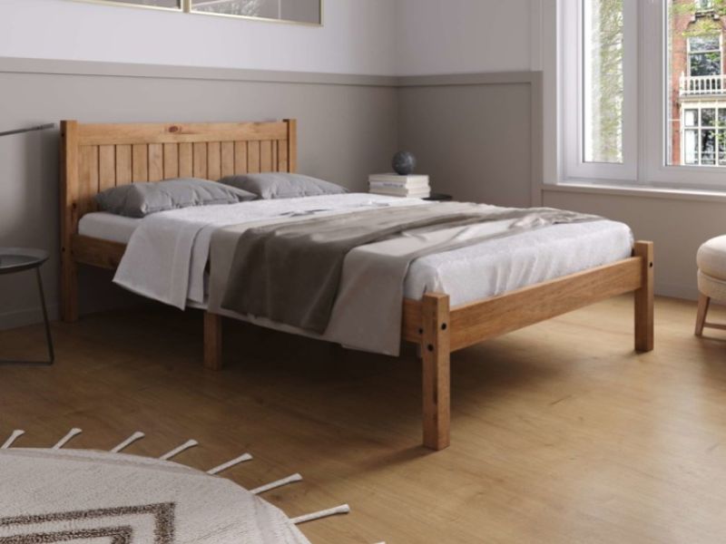 Birlea Rio 4ft Small Double Pine Wooden Bed Frame