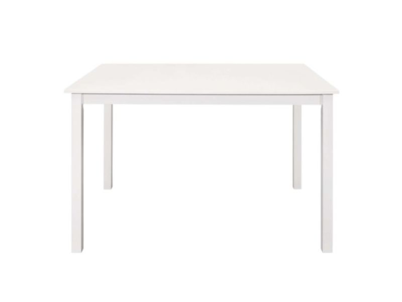 Birlea Cottesmore Rectangular Dining Table In White