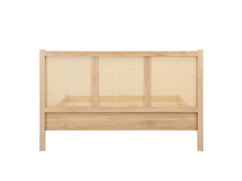 Birlea Croxley Rattan And Oak Finish 5ft Kingsize Bed Frame