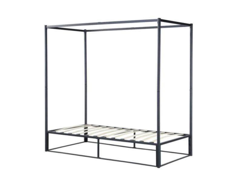 Birlea Farringdon 3ft Single Black Metal 4 Poster Bed Frame