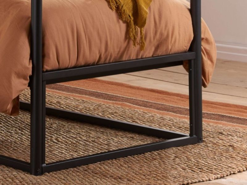 Birlea Farringdon 3ft Single Black Metal 4 Poster Bed Frame