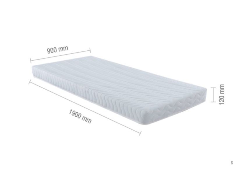 Birlea Sleepsoul Nimbus 3ft Single Foam Mattress