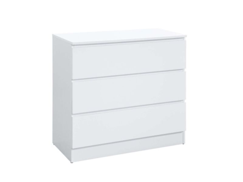 Birlea Oslo White 3 Drawer Chest