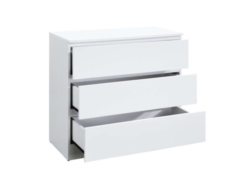 Birlea Oslo White 3 Drawer Chest